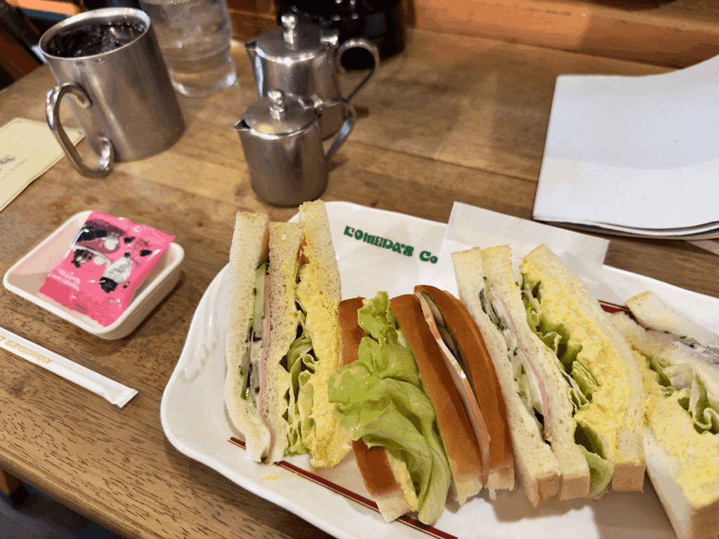 コメダ珈琲 ミックスサンド